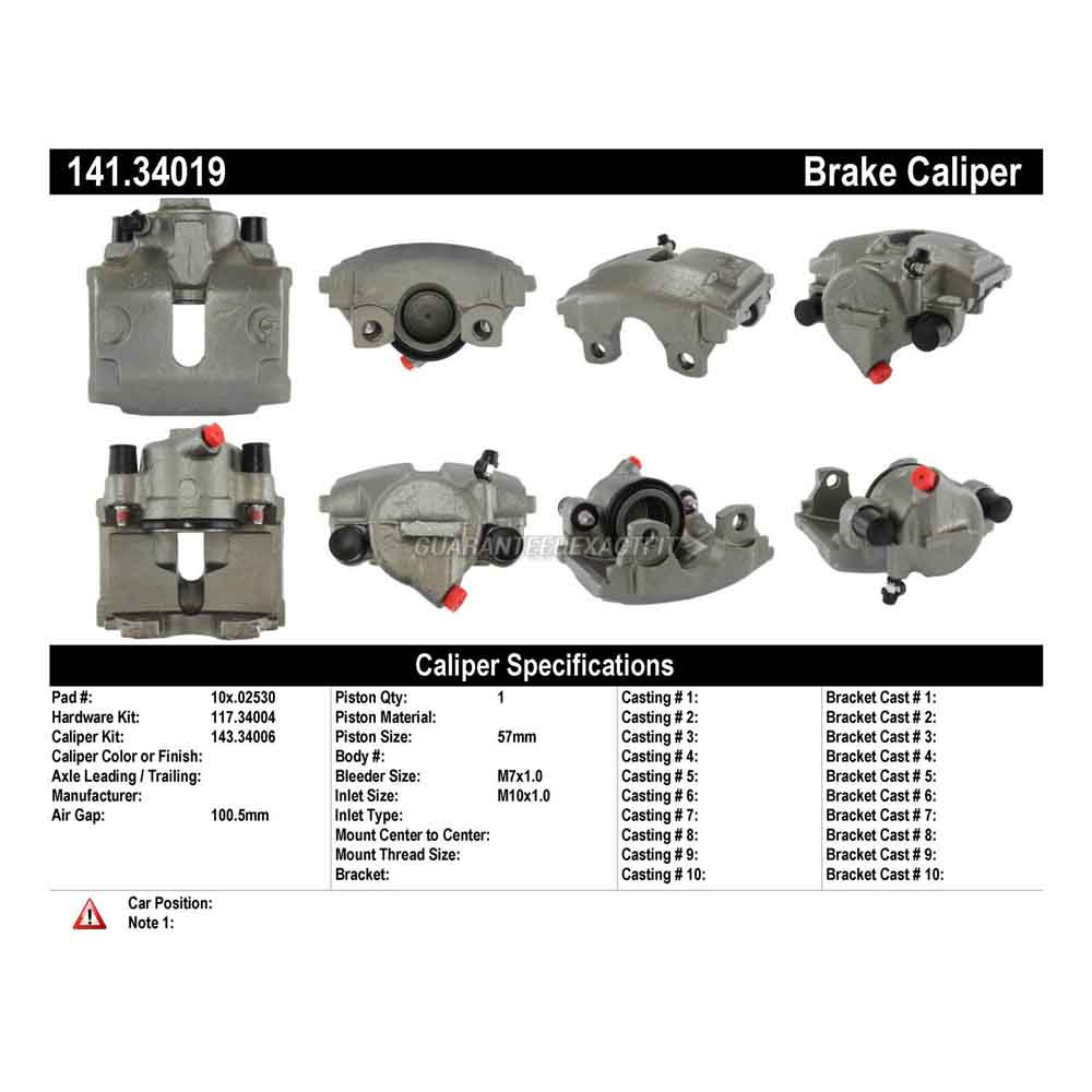 1982 Bmw 528 Brake Caliper