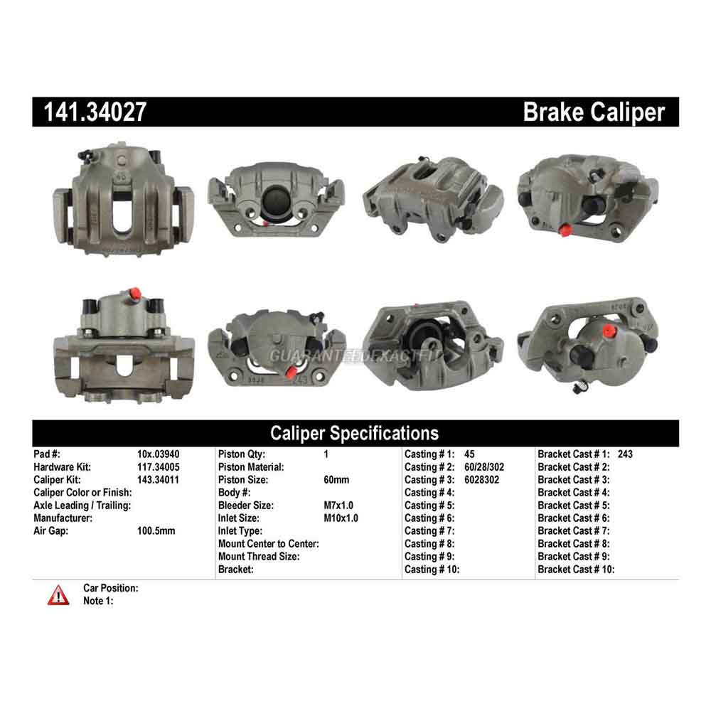 1994 Bmw 740 Brake Caliper