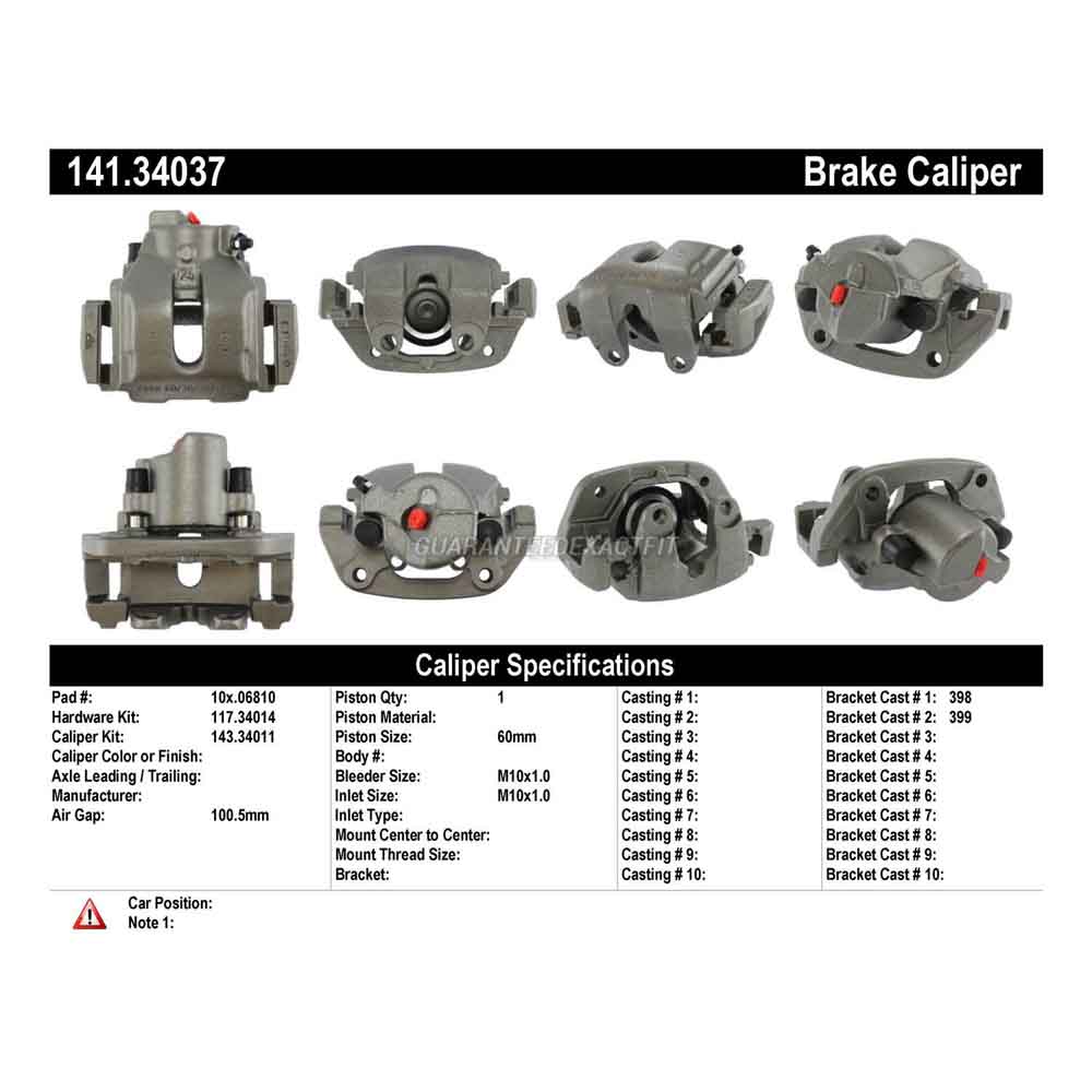 2000 Bmw 740 Brake Caliper