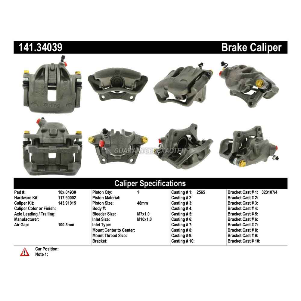1987 Bmw 325e Brake Caliper