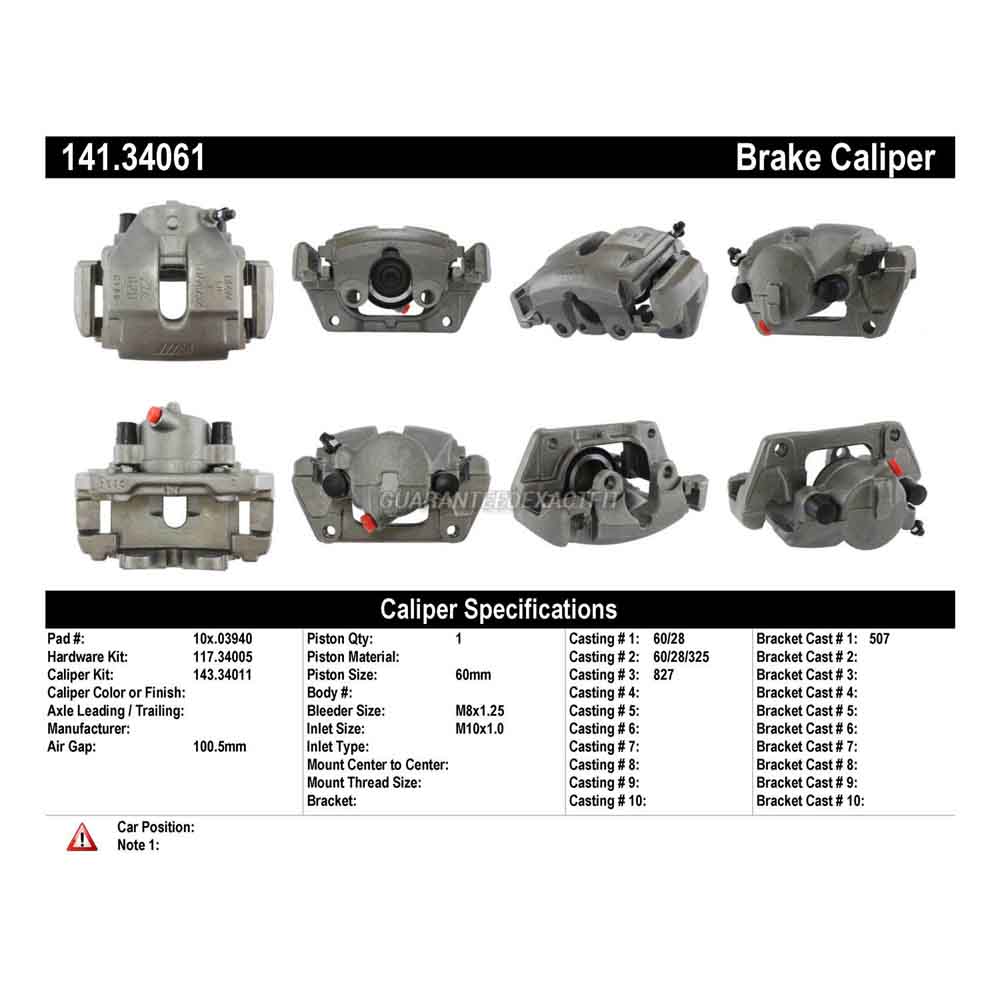 2003 Bmw M3 Brake Caliper