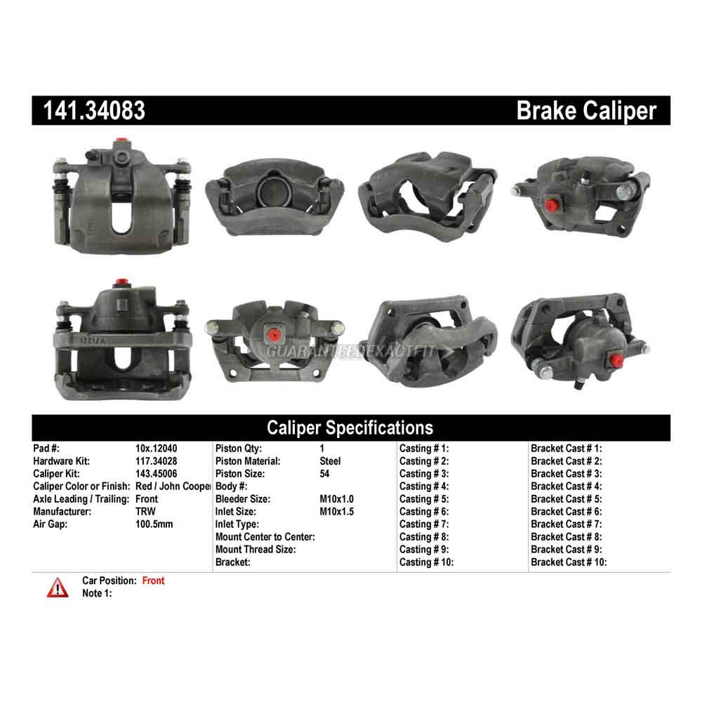 2006 Mini Cooper Brake Caliper