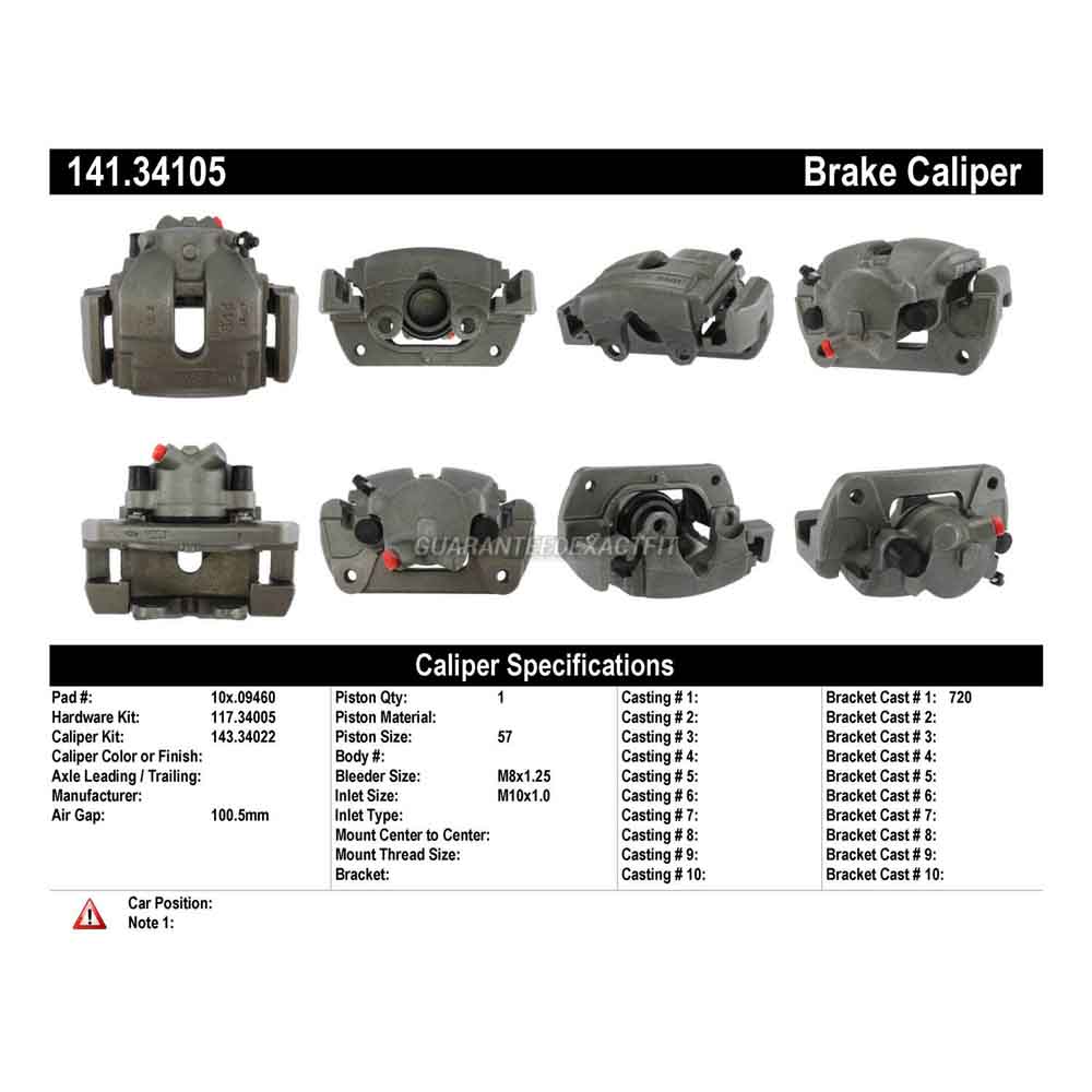 2009 Bmw X3 Brake Caliper