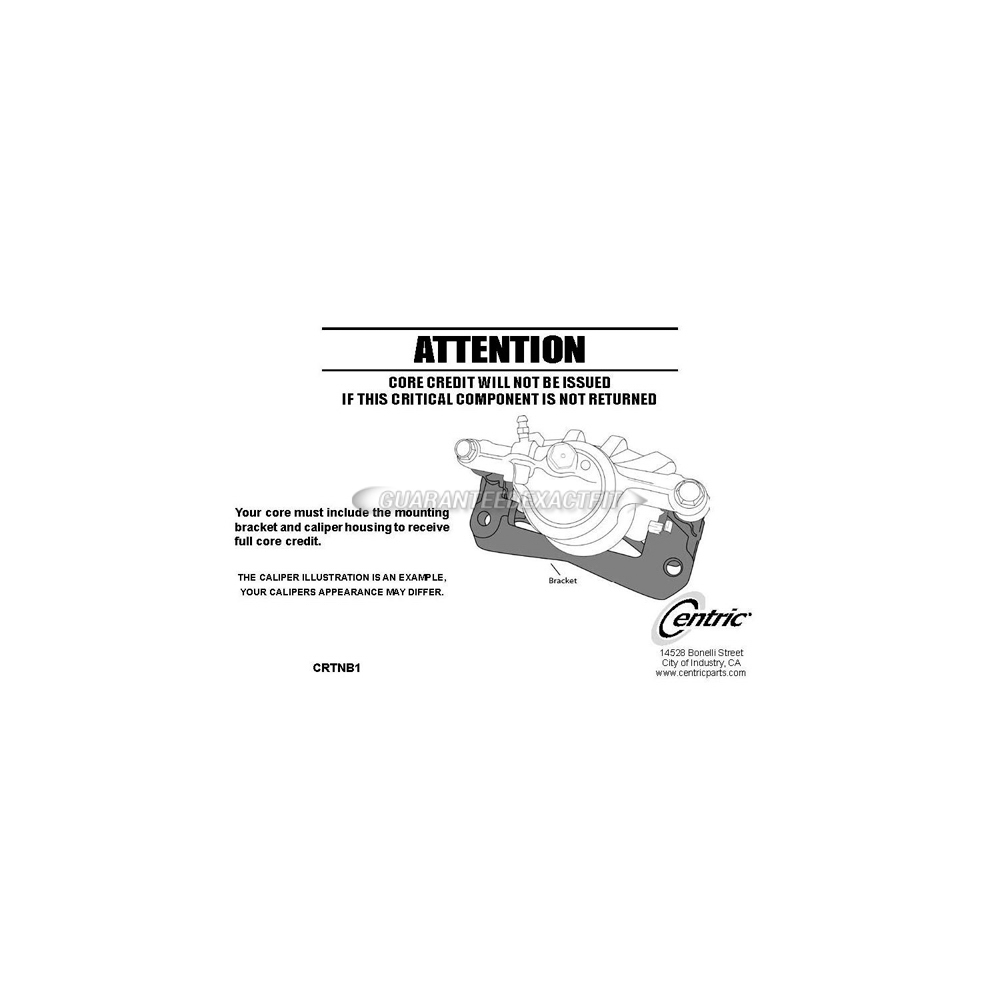 2014 Mini Cooper Paceman Brake Caliper