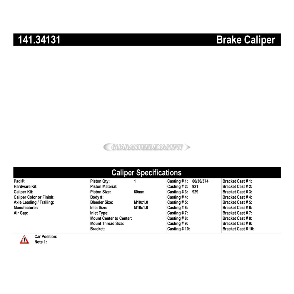 2012 Bmw 760Li Brake Caliper