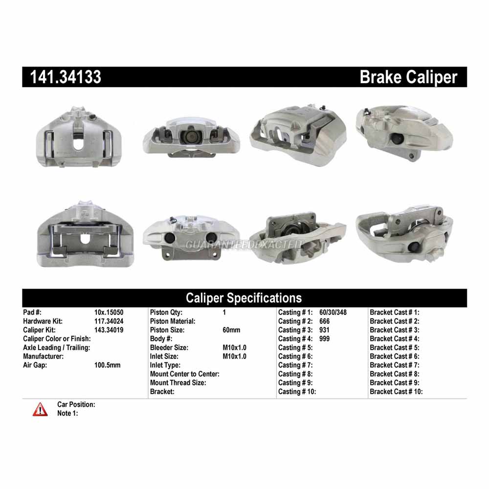 2014 Bmw 528 Brake Caliper