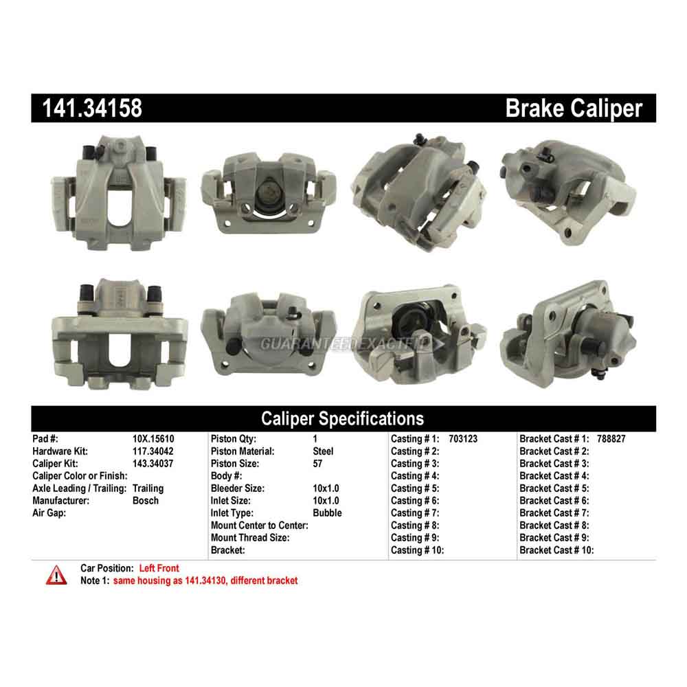 2017 Bmw X3 Brake Caliper