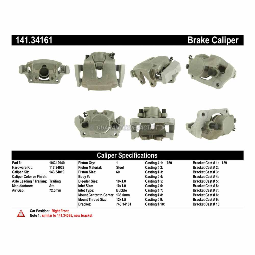 2017 Bmw X5 Brake Caliper