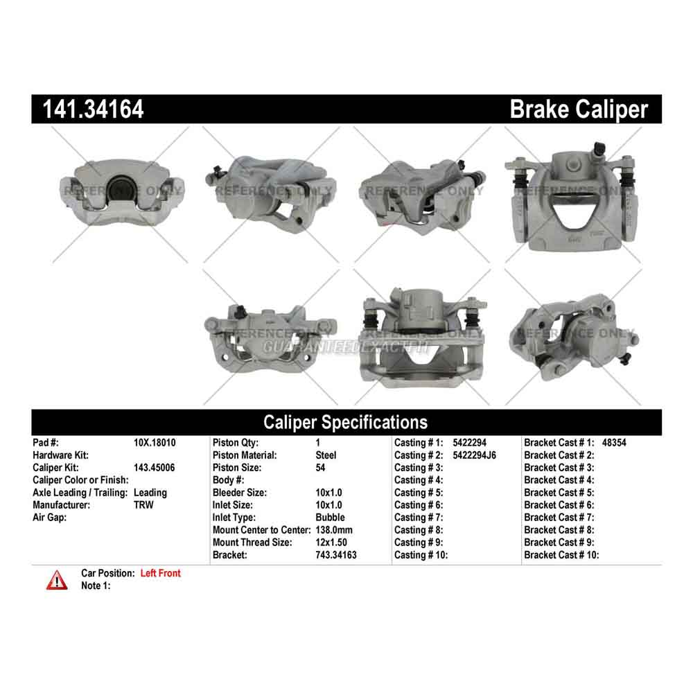 2017 Mini Cooper Brake Caliper