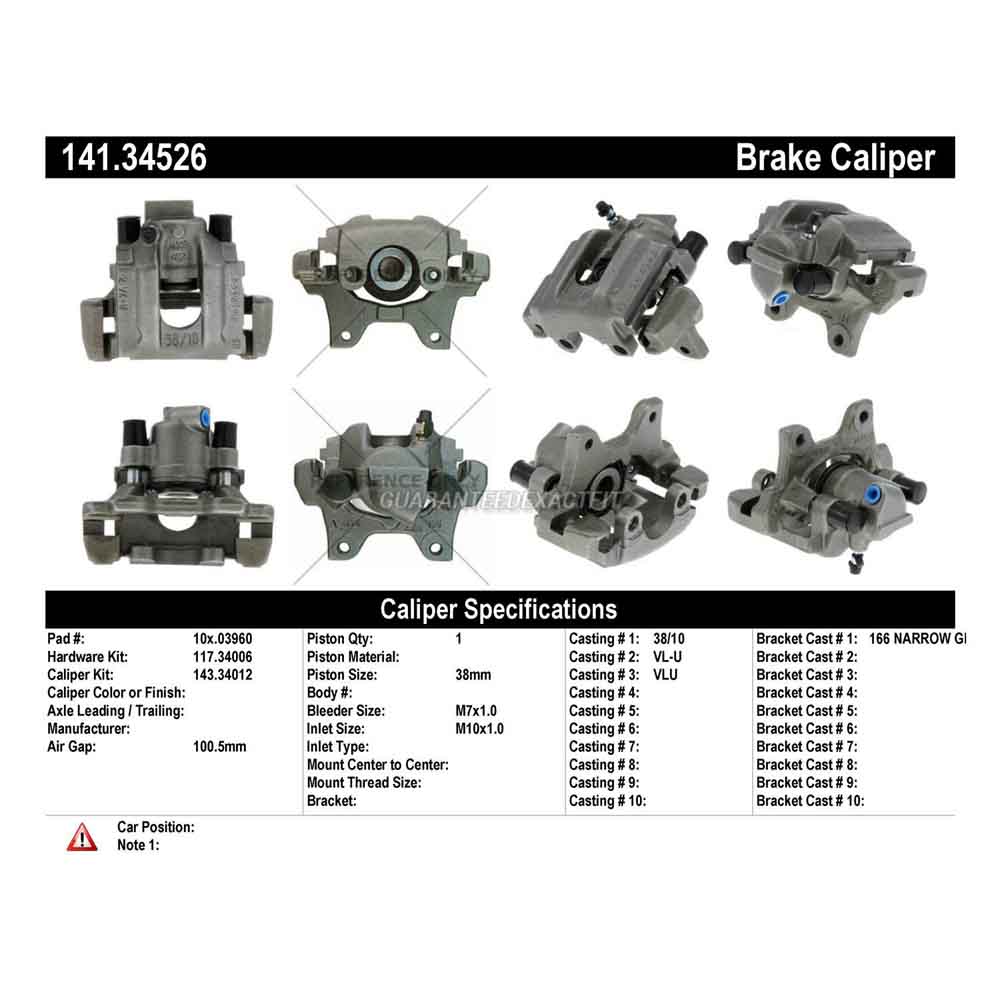 1994 Bmw 525 Brake Caliper