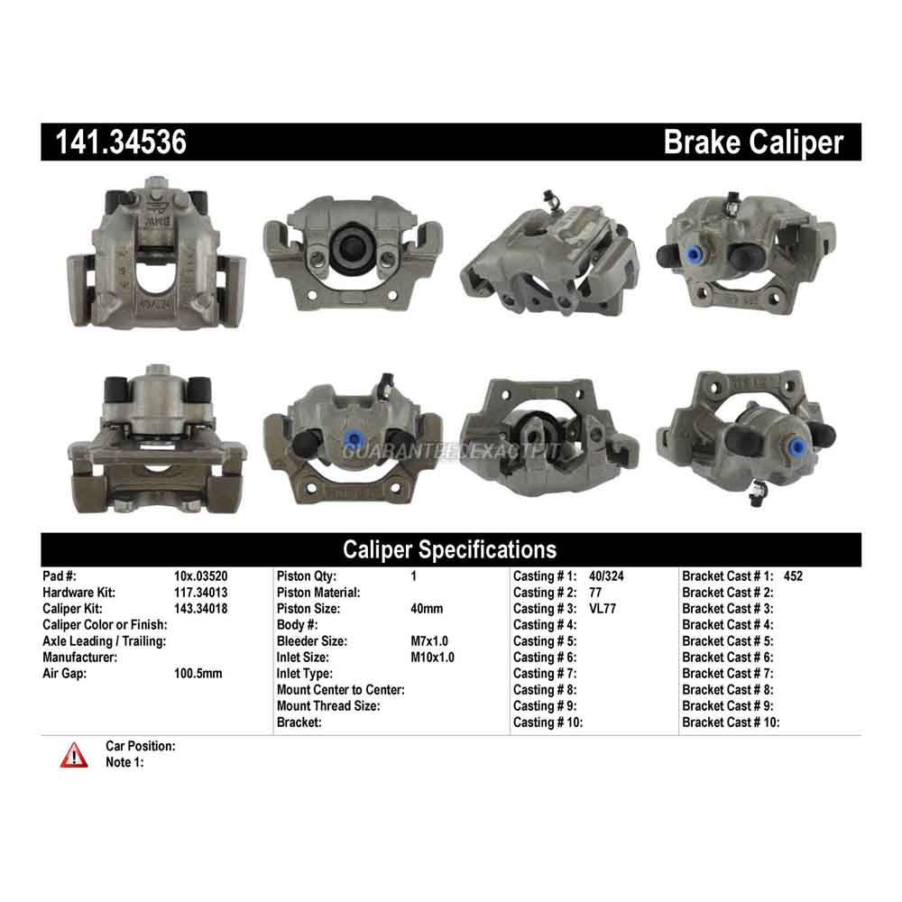 2000 Bmw 740 Brake Caliper