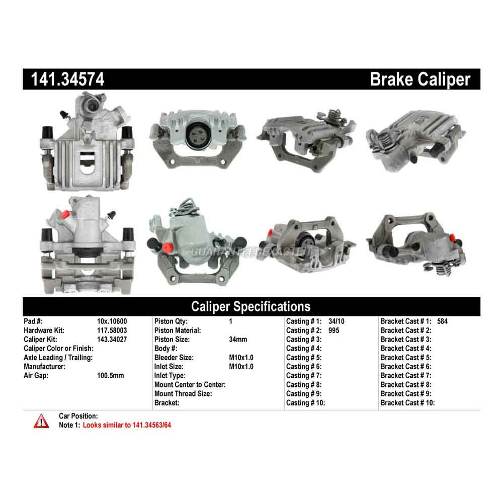 2003 Mini Cooper Brake Caliper
