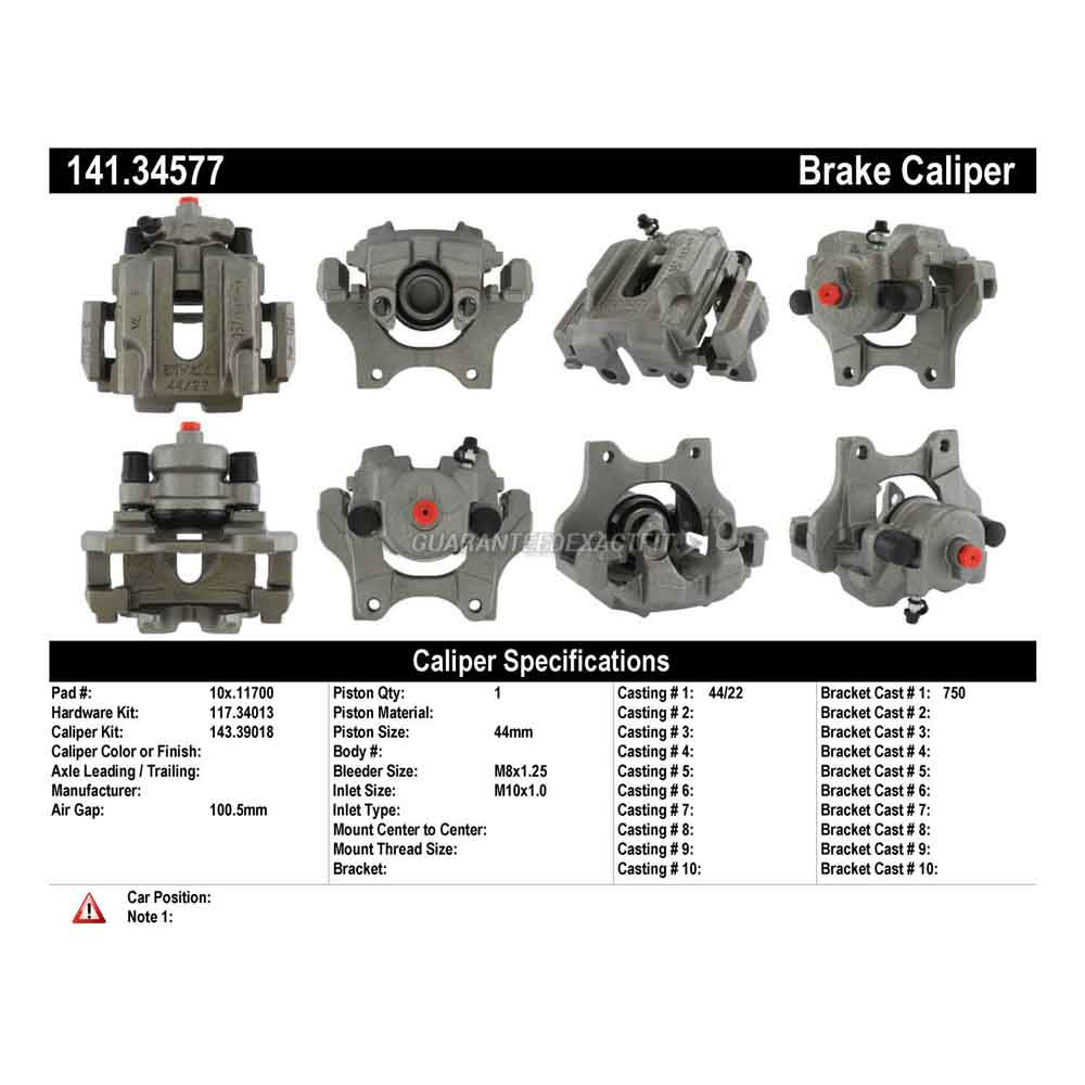 2011 Bmw 335d Brake Caliper