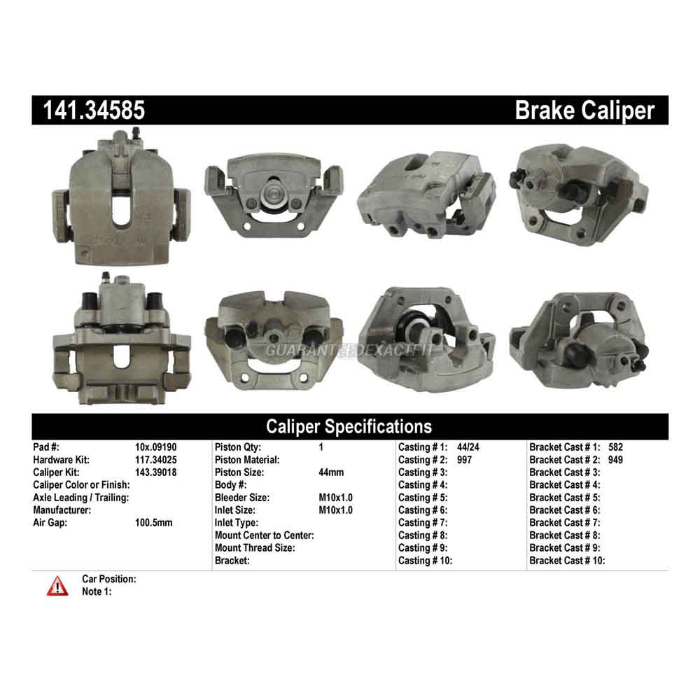 2007 Bmw X5 Brake Caliper