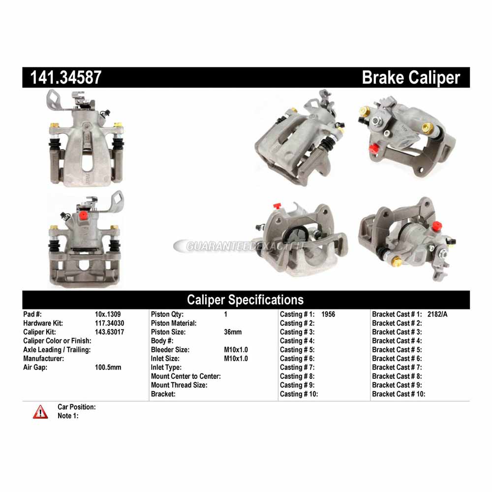 2007 Mini Cooper Brake Caliper