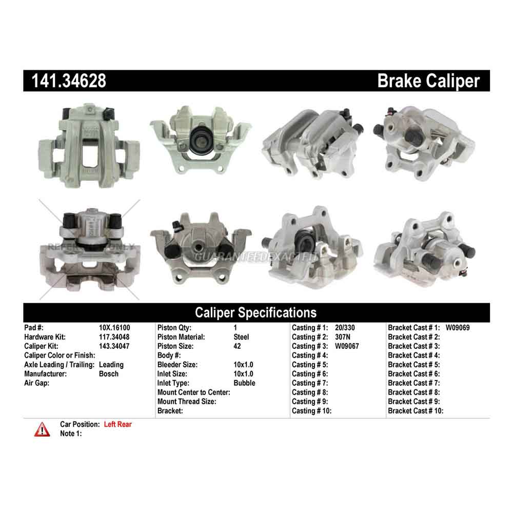 2013 Bmw ActiveHybrid 3 Brake Caliper