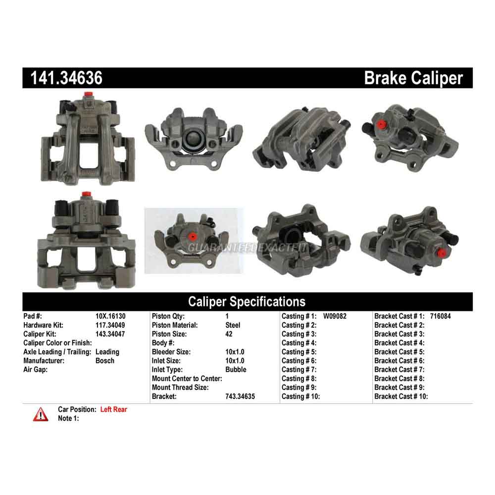 2017 Bmw 330i xDrive Brake Caliper