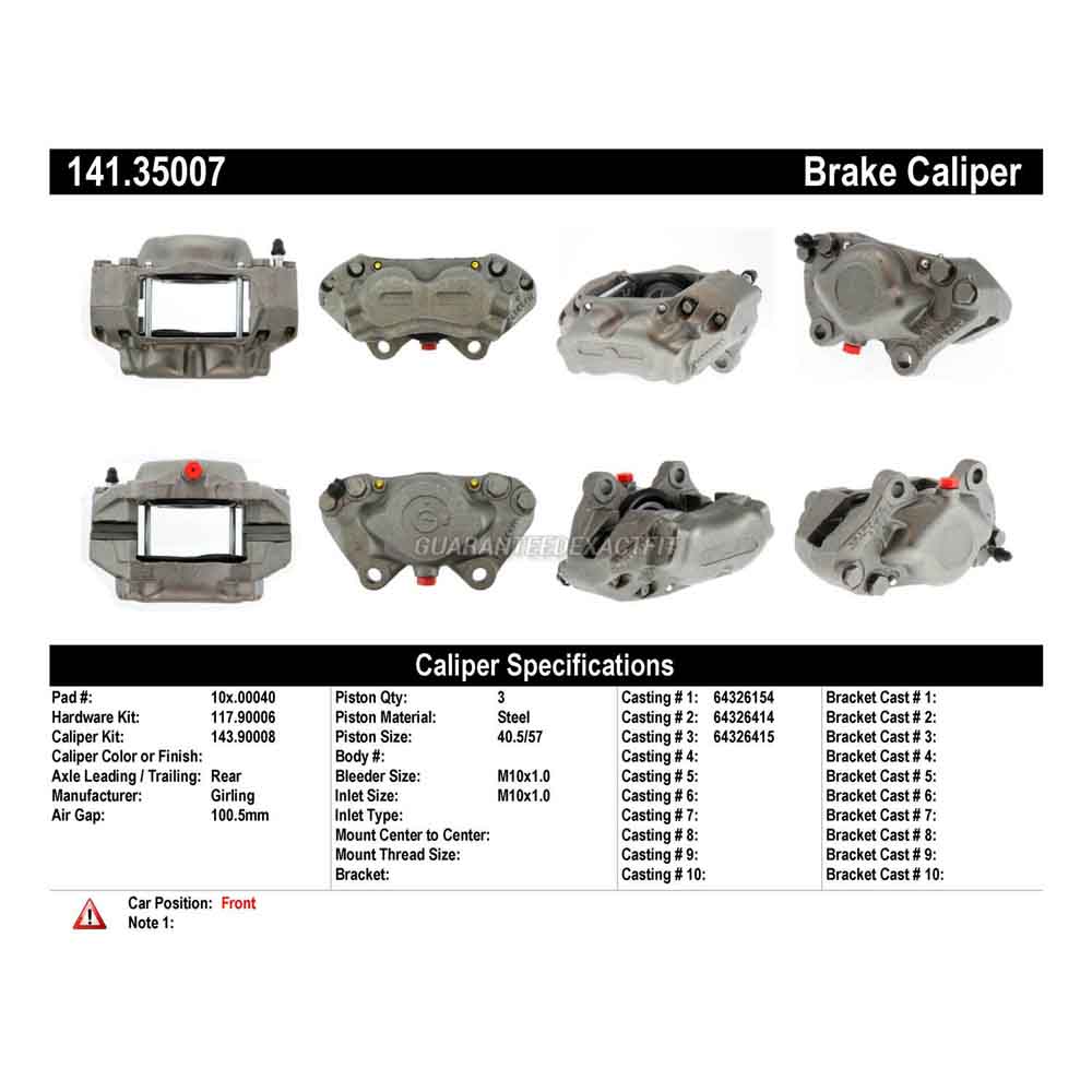 1966 Mercedes Benz 200 Brake Caliper