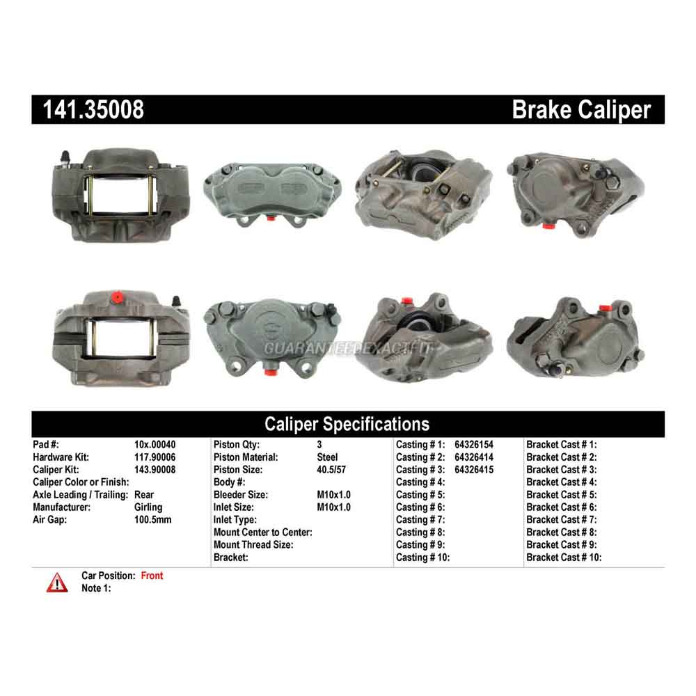 1966 Mercedes Benz 200D Brake Caliper