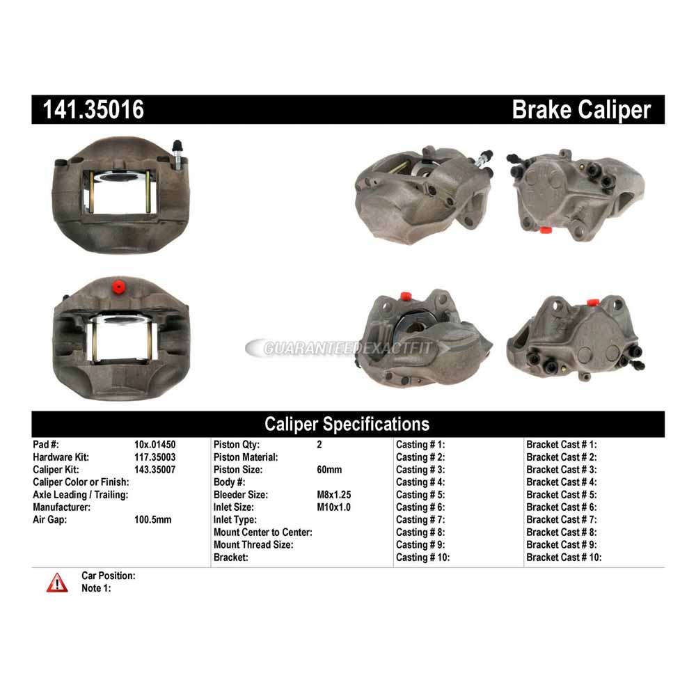 1973 Mercedes Benz 450SLC Brake Caliper