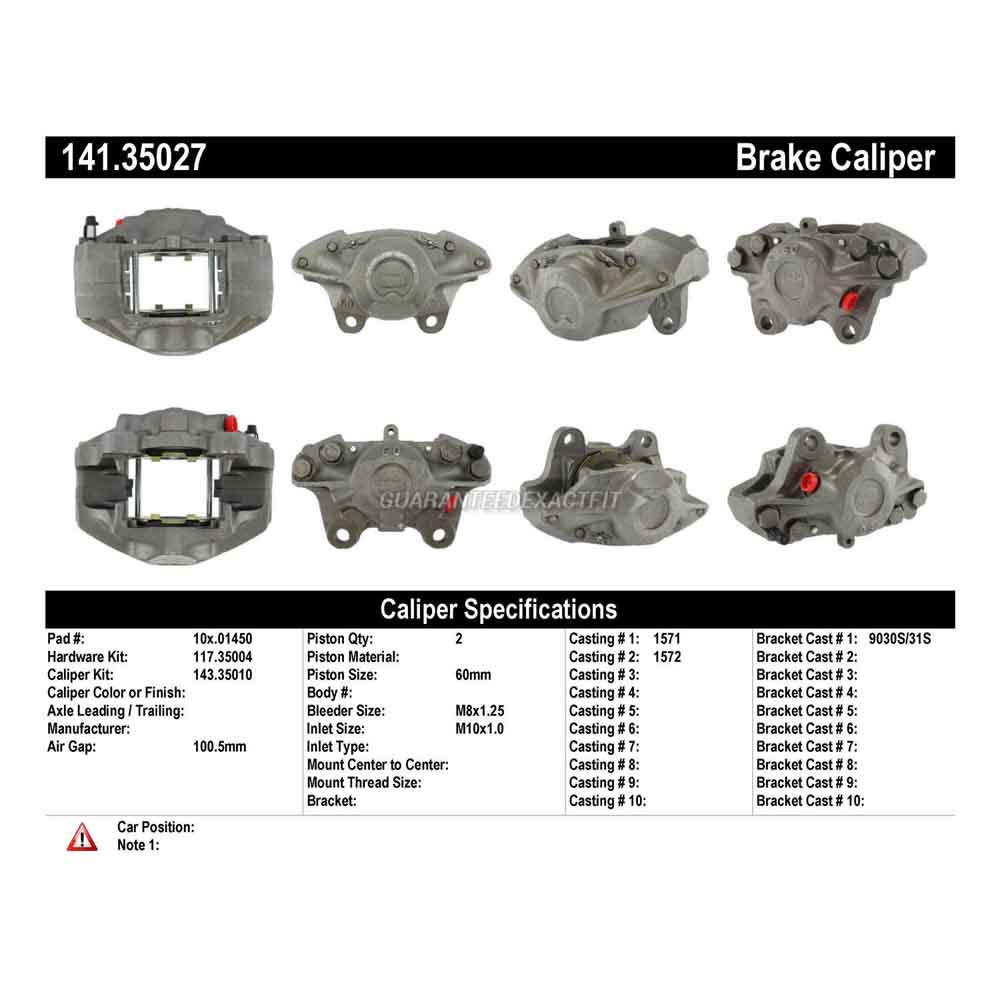 1976 Mercedes Benz 280S Brake Caliper