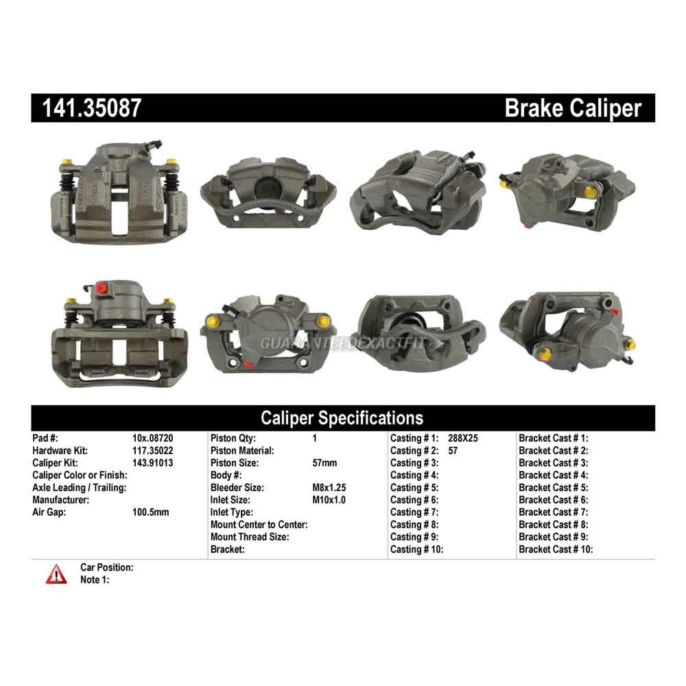 2003 Mercedes Benz C230 Brake Caliper