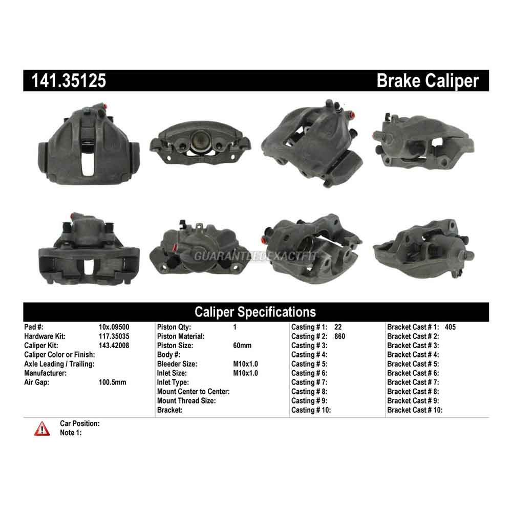 2005 Dodge Sprinter Van Brake Caliper