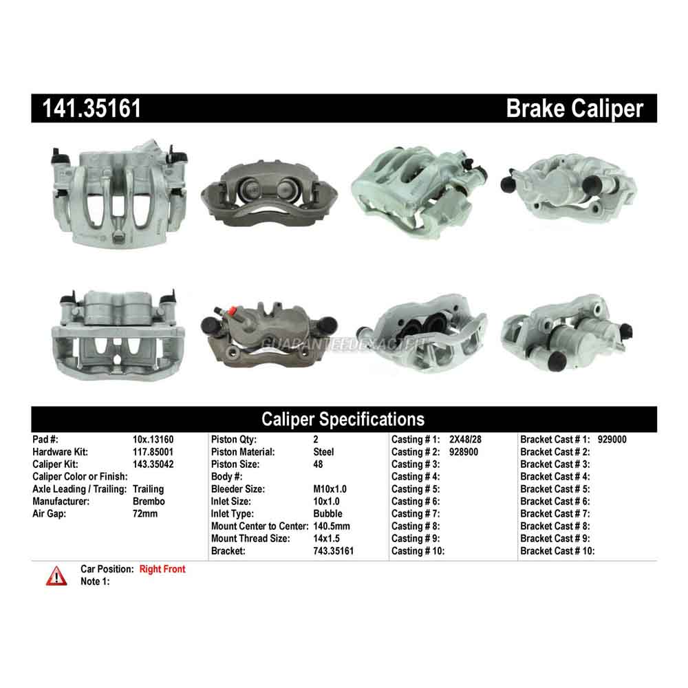 2008 Dodge Sprinter Van Brake Caliper