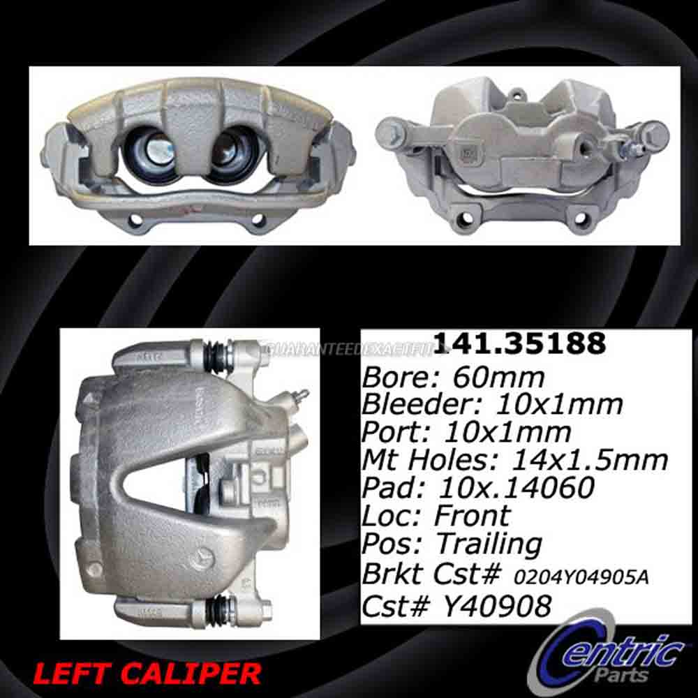2012 Mercedes Benz GLK350 Brake Caliper