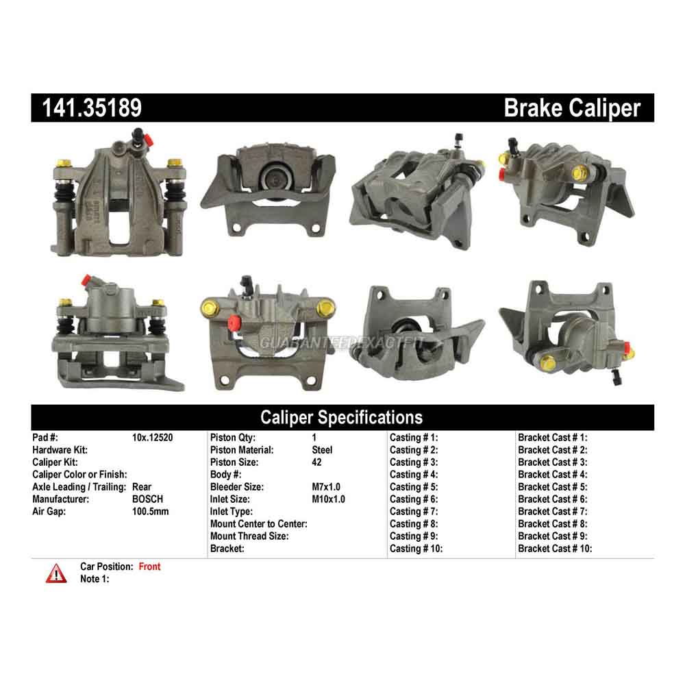 2013 Smart ForTwo Brake Caliper