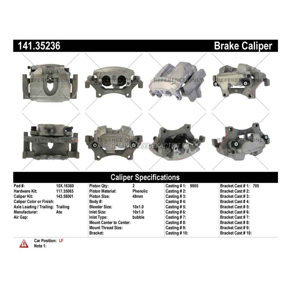 2017 Mercedes Benz GLS450 Brake Caliper