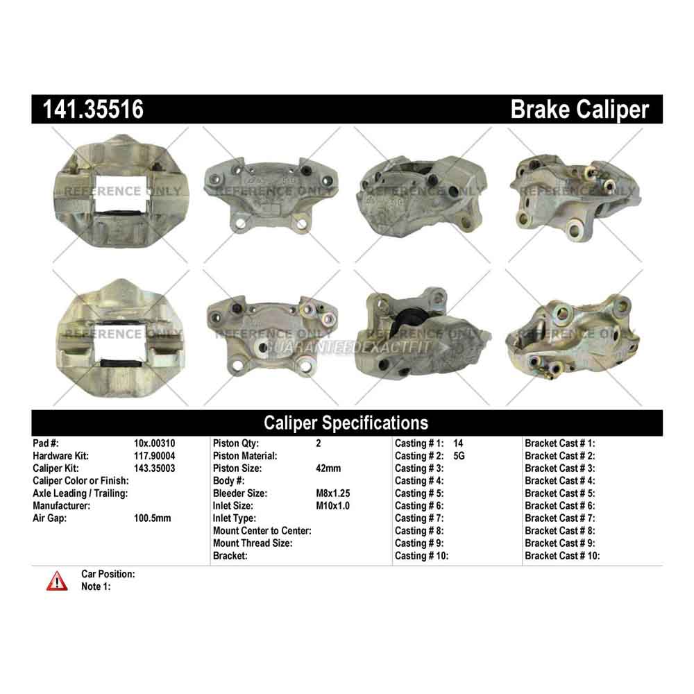 1982 Mercedes Benz 300TD Brake Caliper