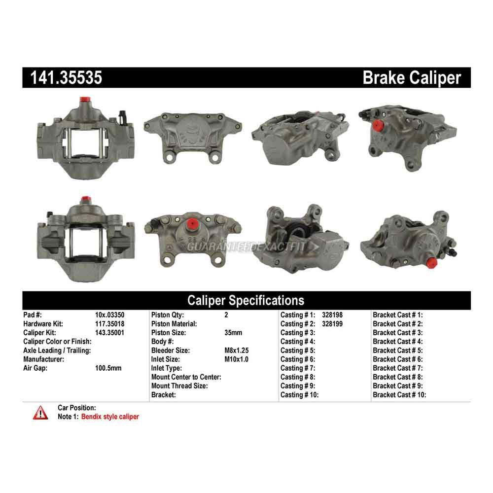 1987 Mercedes Benz 190E Brake Caliper