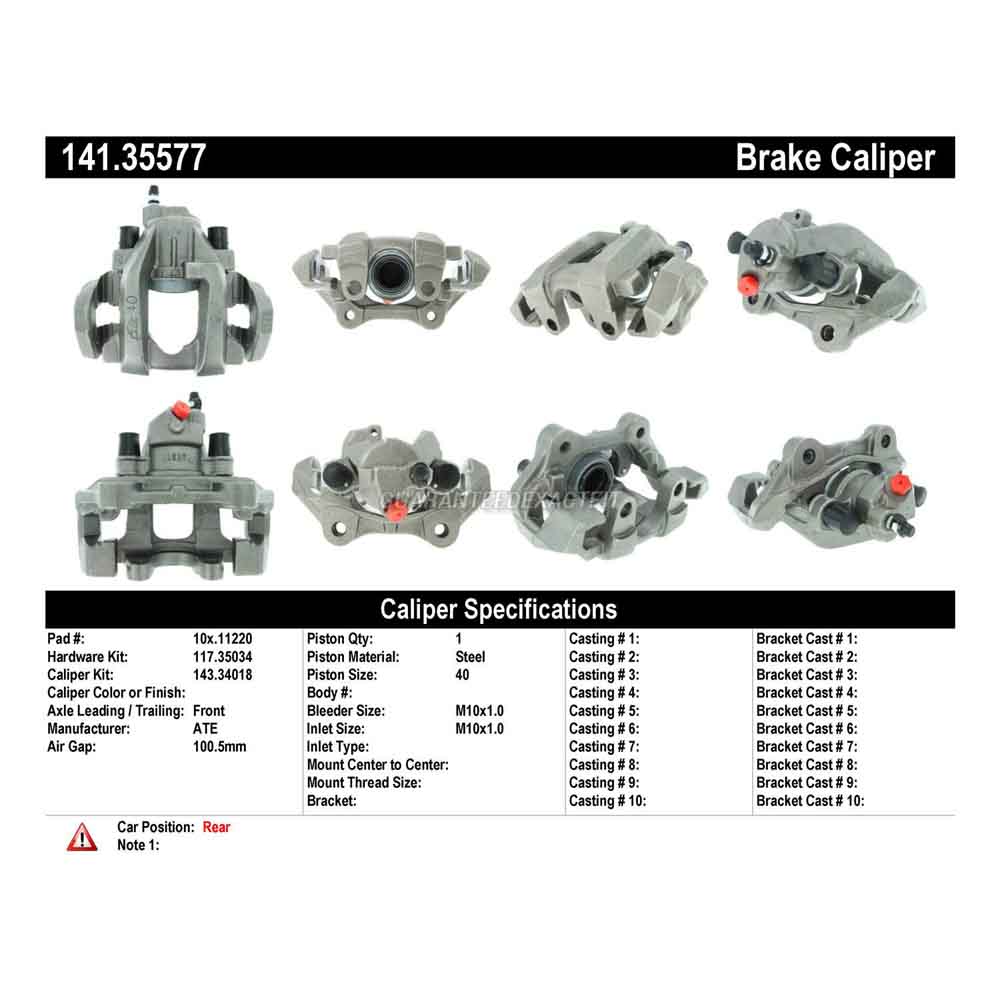 2007 Mercedes Benz ML320 Brake Caliper