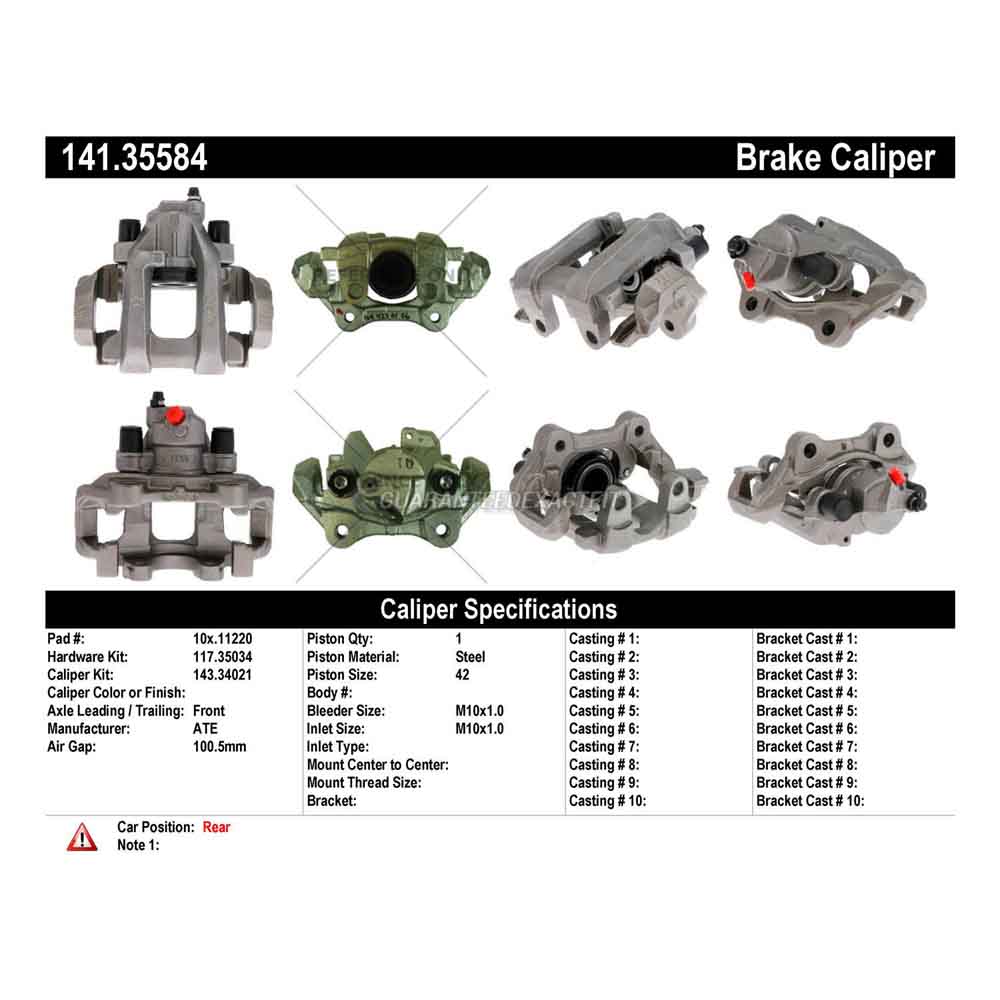 2007 Mercedes Benz GL320 Brake Caliper
