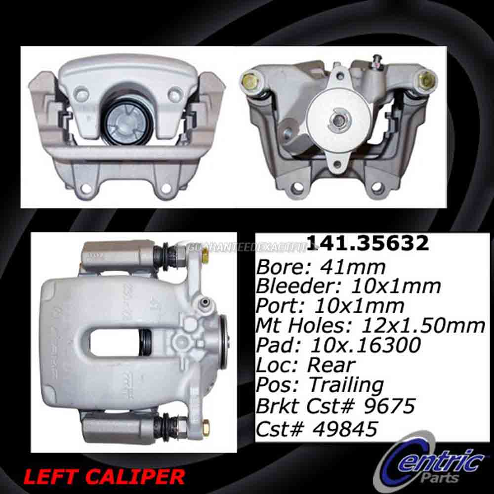 2012 Mercedes Benz SLK55 AMG Brake Caliper