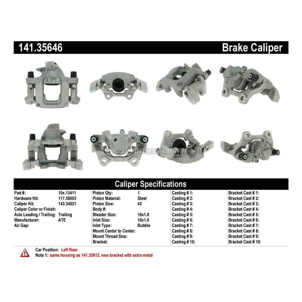 2013 Mercedes Benz GLK350 Brake Caliper
