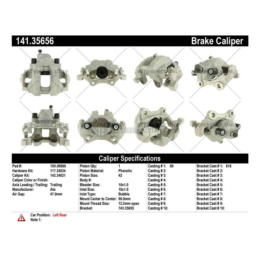 2015 Mercedes Benz E250 Brake Caliper