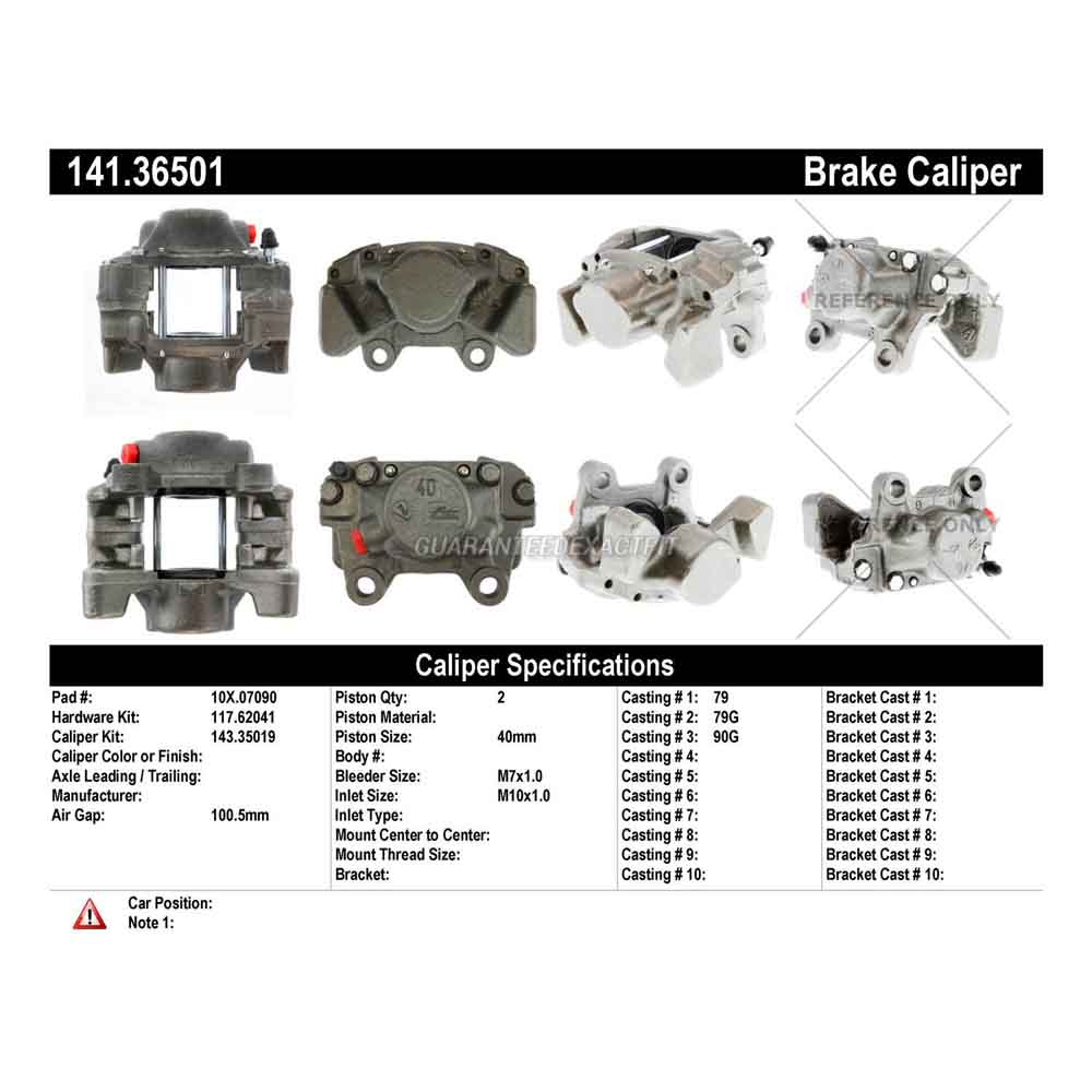 2000 Cadillac Catera Brake Caliper