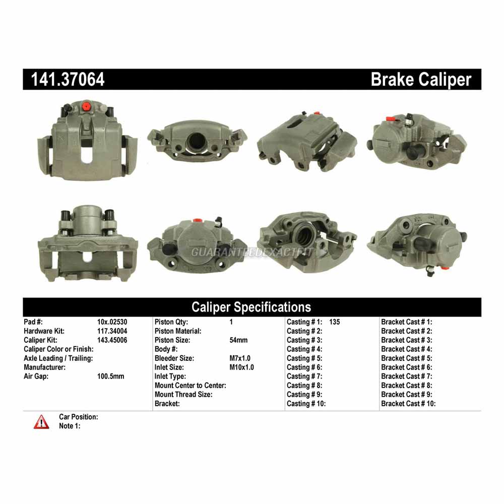 1982 Porsche 928 Brake Caliper