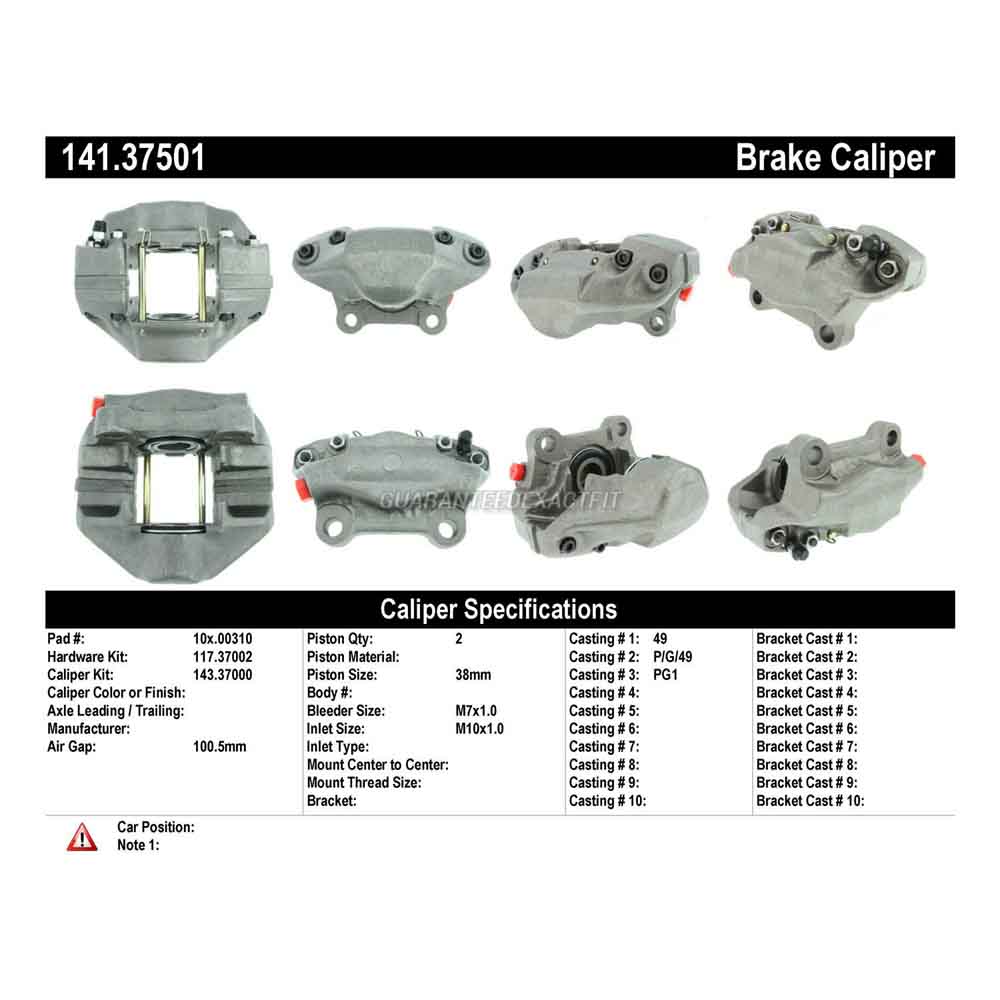 1982 Porsche 911 Brake Caliper