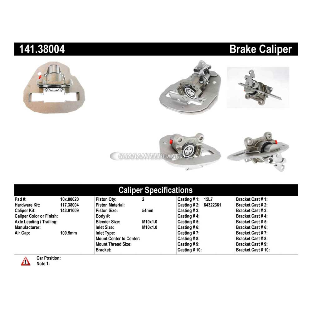 1982 Saab 900 Brake Caliper