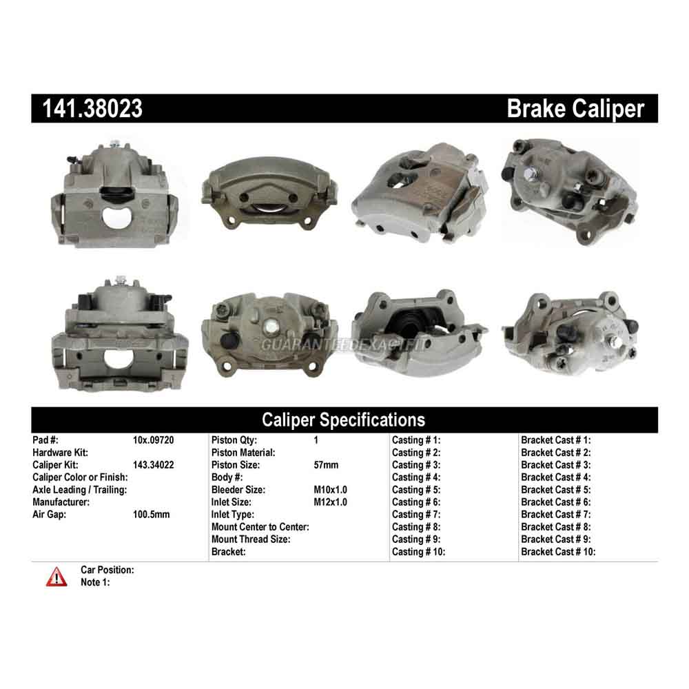 2003 Saab 9-3 Brake Caliper