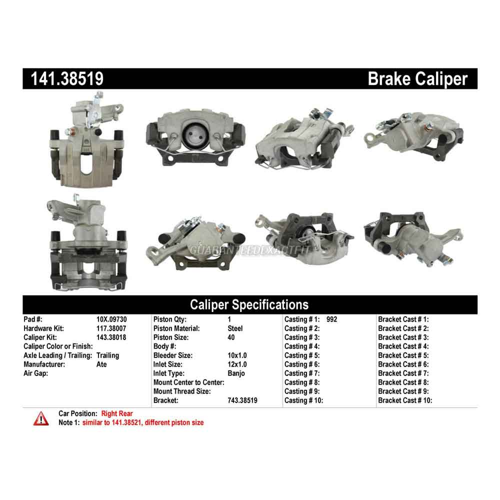 2003 Saab 9-3 Brake Caliper