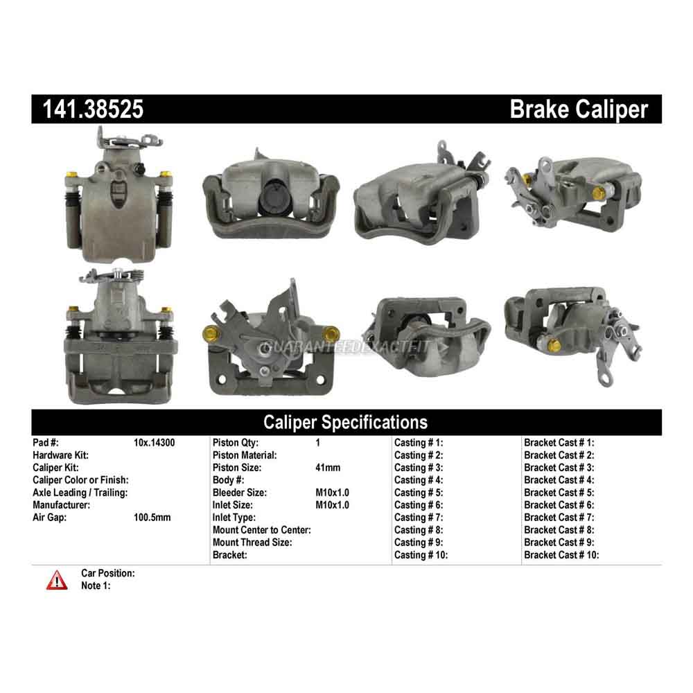 2017 Cadillac XTS Brake Caliper