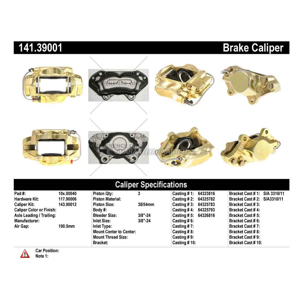 1966 Volvo 122 Brake Caliper