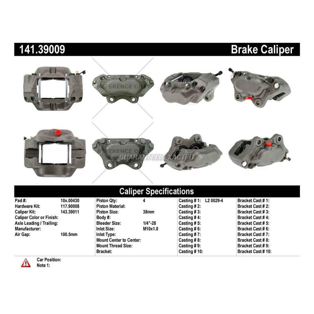1993 Volvo 240 Brake Caliper