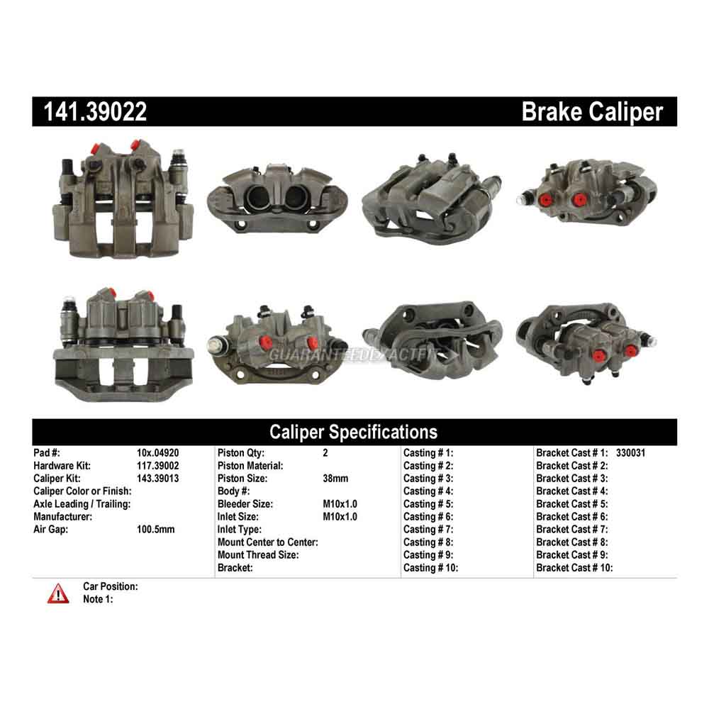 1984 Volvo 760 Brake Caliper