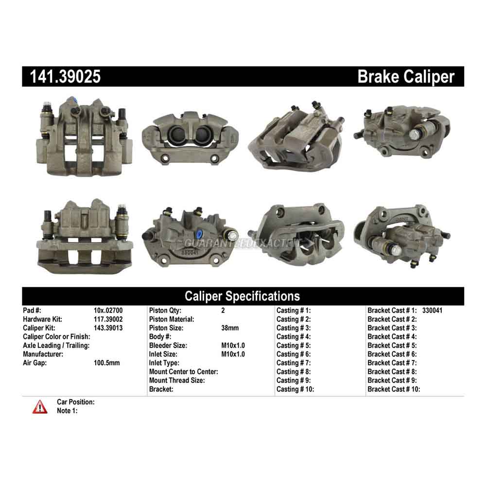 1987 Volvo 740 Brake Caliper