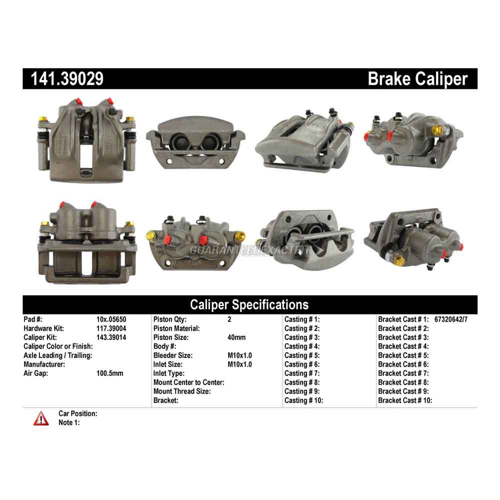 1983 Volvo 760 Brake Caliper